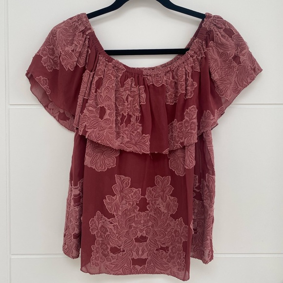 Aritzia off the shoulder blouse - Picture 1 of 2